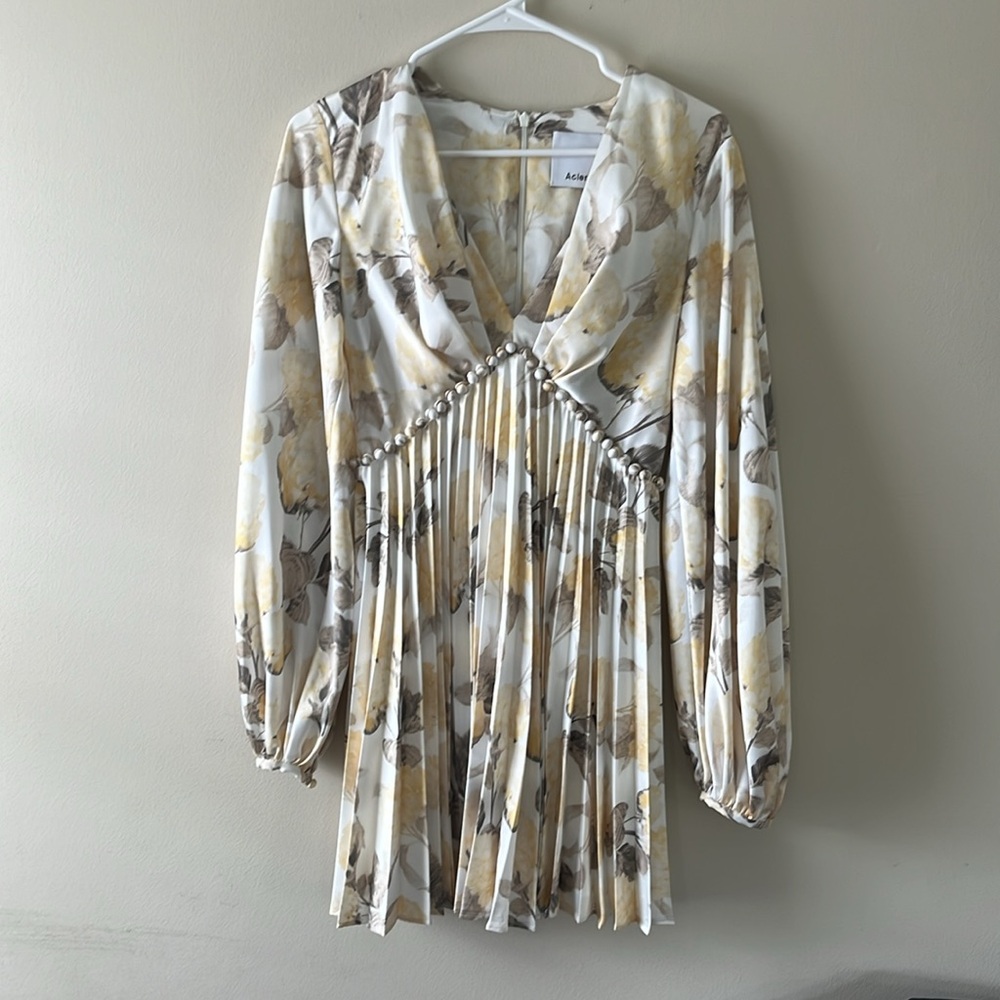 Acler balloon sleeve mini dress - Picture 2 of 4